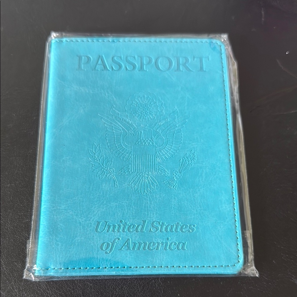 Blue Passport Holder